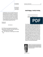 GestaltPedagogy CreativityinTeaching PDF