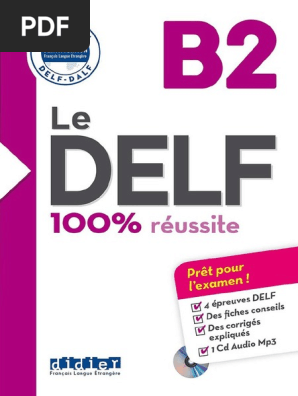 Le Delf 100 Reussite B2 Deuxieme Version Pdf