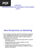 Designing Marketing Programs To Build Brand Equity