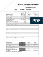 Earned Value Template