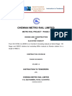 Chennai Metro Rail Project Tender Documents