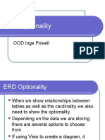 ERD Optionality: OOD Inge Powell