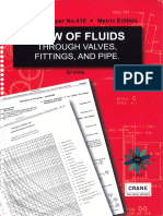 Flow of Fluids - Through Valve, Fittings and Pipes (CRANE, 1999) PDF