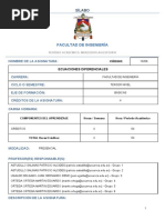 Sílabo Ecuaciones Diferenciales