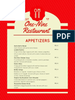 Appetizers Menu PDF