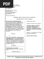 Skid Row Neighborhood Council-Formation Committee vs. City of Los Angeles (3rd Writ + Exhibits)