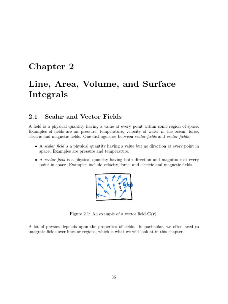 Line, Area, Volume, and Surface Integrals | PDF | Integral | Coordinate ...
