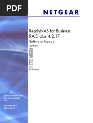 Manual Netgear Readynas Pro 6 Rndp6000 Ip Address Network Switch