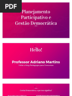 Planejamento Participativo e Gestão Democrática - pedagogia para concursos