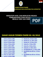 Indikator Hasil Dan Indikator Proses Pembangunan ZI -3