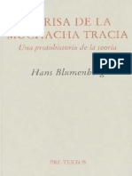 Hans Blumenberg - La Risa de La Muchacha Tracia (Pre-Textos, 2000)