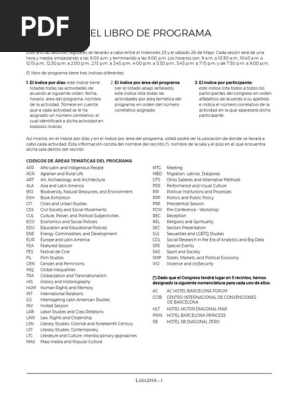 LASA2018ProgramBook MainIndex (1) | México | Política LASA2018ProgramBook MainIndex (1) | México | Política