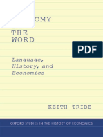 (Oxford Studies in History of Economics) Keith Tribe - The Economy of The Word - Language, History, and Economics (2015, Oxford University Press) PDF