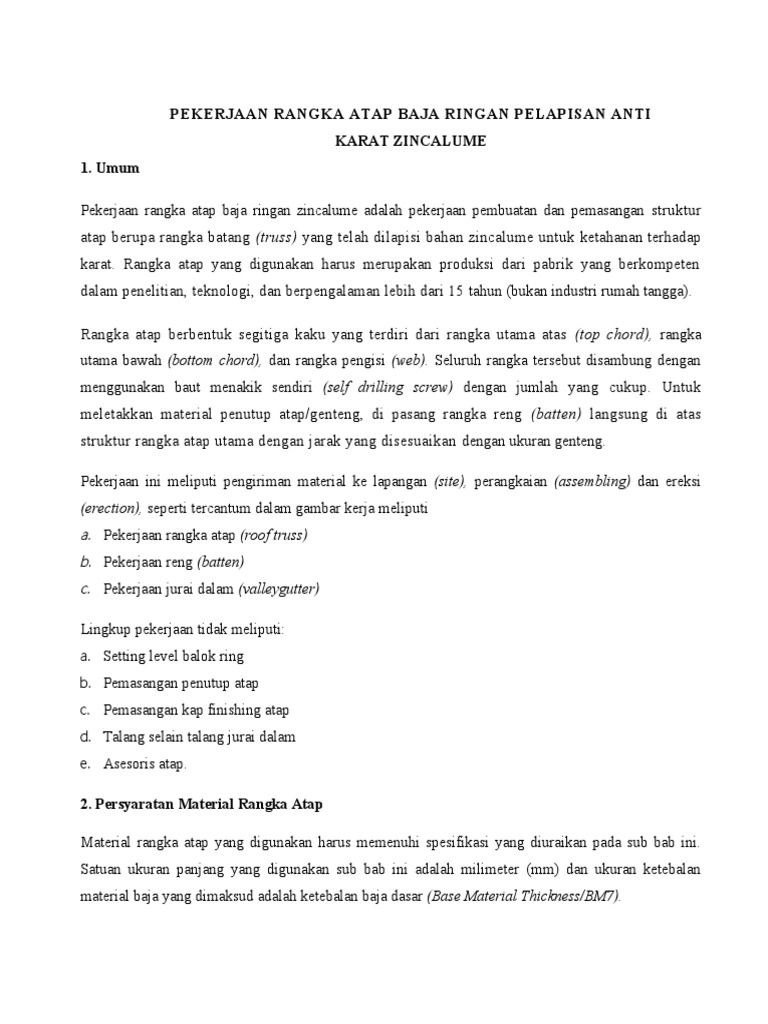 SPEK BAJA RINGAN SPEK BAJA RINGAN