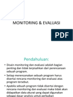 Monitoring Evaluasi Kesehatan