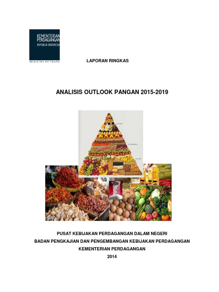 Analisis Outlook Pangan 2015 2019