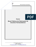 BPF para Insumos Farmacêuticos