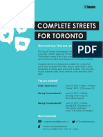 Complete Streets For Toronto: Get Involved, Find Out More, Have Your Say!