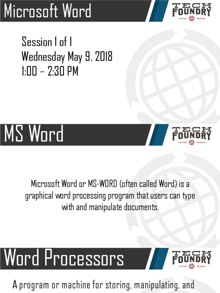 Microsoft Word Overview and Features | PDF