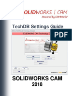 Solidworks Cam Techdb Settings Guide