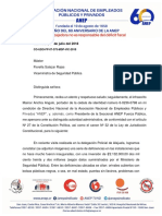 Carta Viceministra  por delegación en mal estado