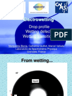 Electrowetting Drop Profile Analysis