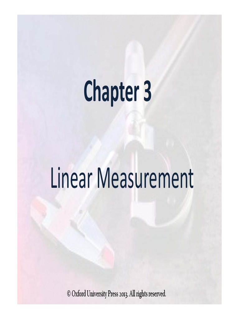Chapter 3: Linear Measurement | PDF | Tools | Nature