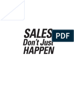 Sales Don't Just Happen 26 Proven Strategies To Increase Sales in Any Market PDF