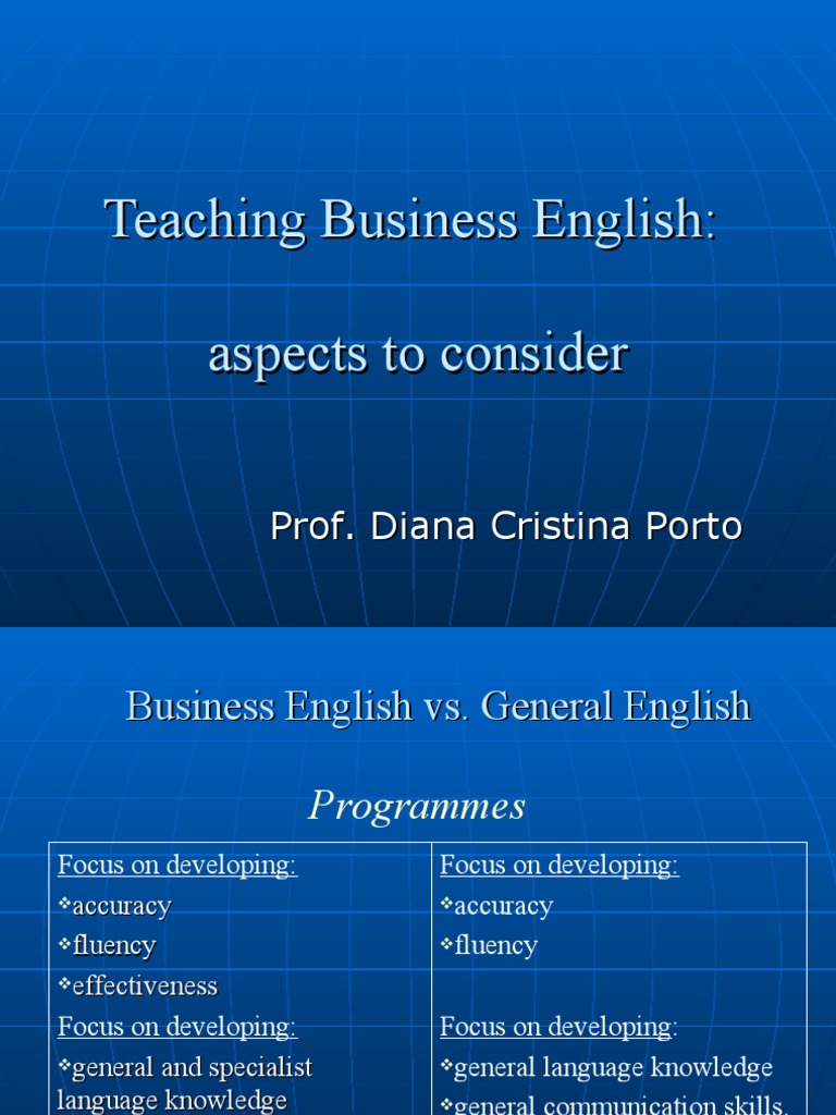 Teaching Business English Essentials | PDF | Fluency | English Language