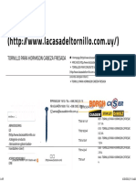 Tornillo Para Hormigon Cabeza Fresada _ La Casa Del Tornillo