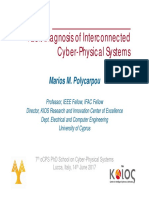 Diagnosis of Cyber physical systems 