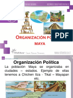 Organización política maya: ciudades-estados gobernadas por reyes Halach Uinic