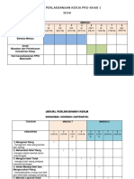 PASR Jadual Perlaksanaan Kerja MT 2018