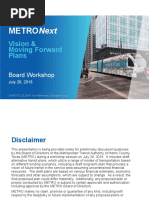 METRONext - Vision Moving Forward Plans