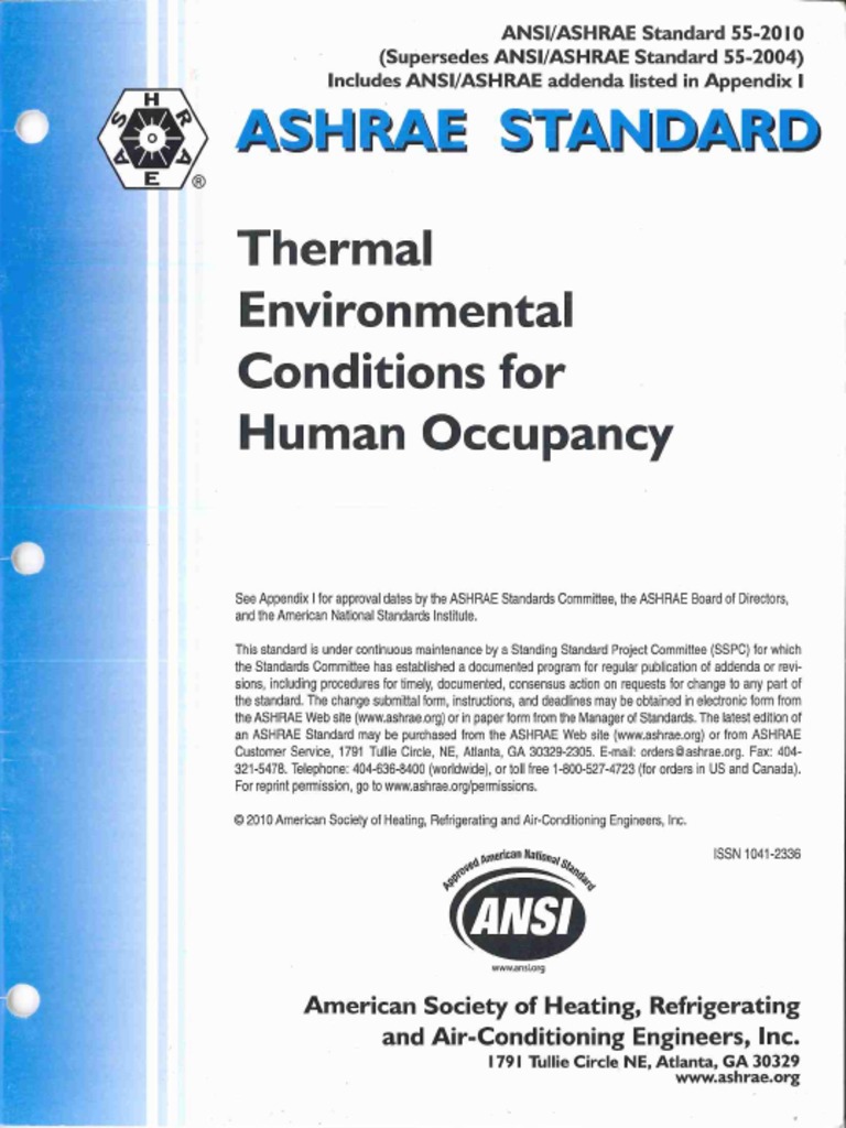 Ashrae Standard 55 2013 Thermal PDF