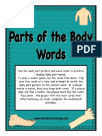 Body-Parts-Memory Game PDF