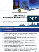 Sertifikasi Badan Usaha Jasa Penunjang Tenaga Listrik PDF