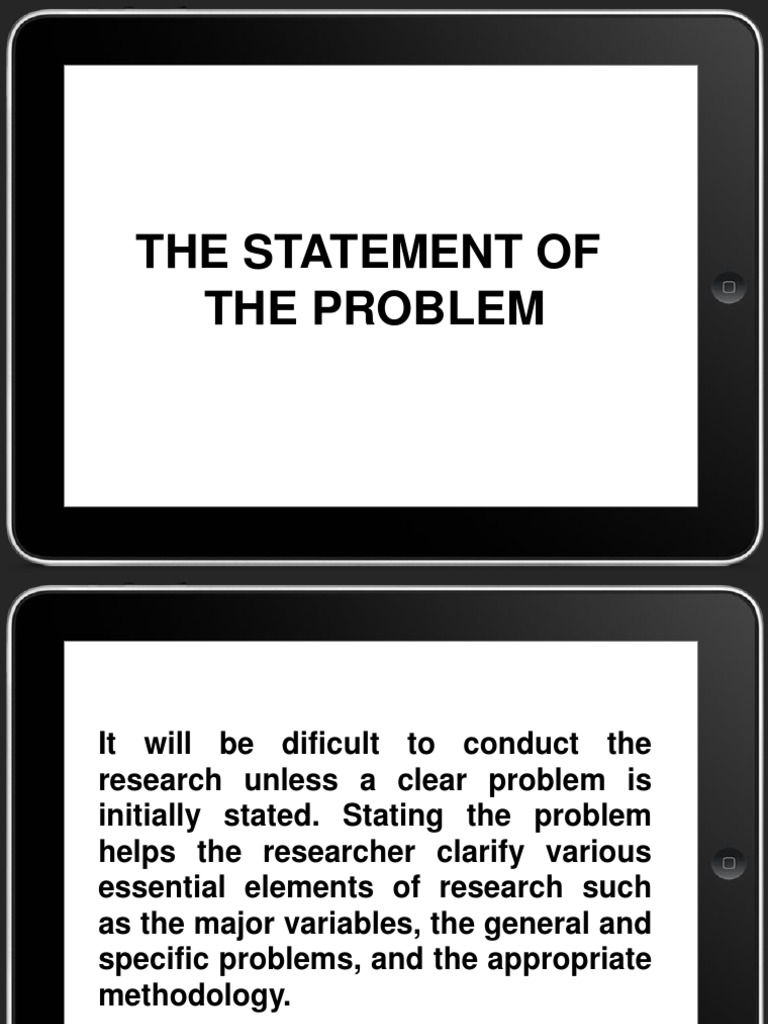 Statement of The Problem | PDF | Policy | Teachers