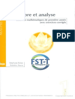 Algèbre Et Analyse PDF