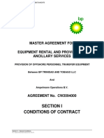 Master Service Agreement - BP Company PDF