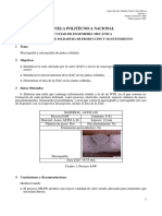 Informe 1: Macrografía y micrografía de juntas soldadas de acero ASTM A36