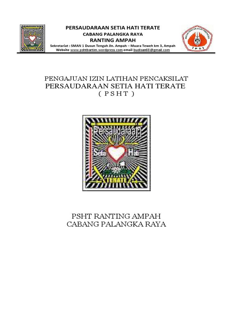 Pengajuan Izin Latihan Docx