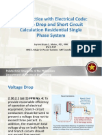 Lecture 12 Voltage Drop and Short Circuit Calculation PDF