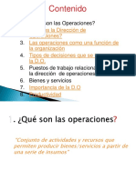 Direccion de Operaciones