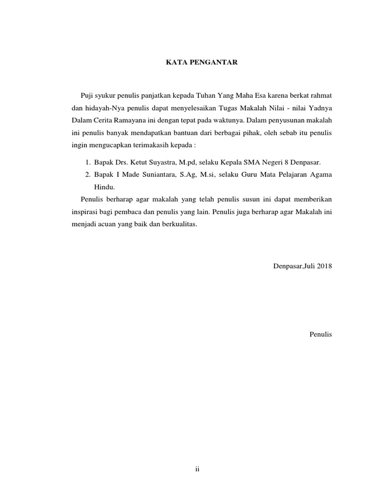 Tugas Agama Hindu Pak Suniantara