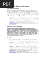 Download Categorization of Defence Mechanisms by shaijuparam SN38516663 doc pdf