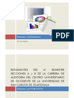 Matemáticas V Estadística