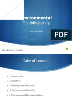 Environmental: Feasibility Study