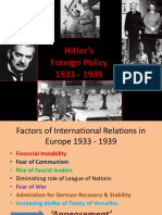 Hitler's Foreign Policy