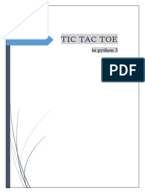 PDF] Implementation of Tic-Tac-Toe Game in LabVIEW